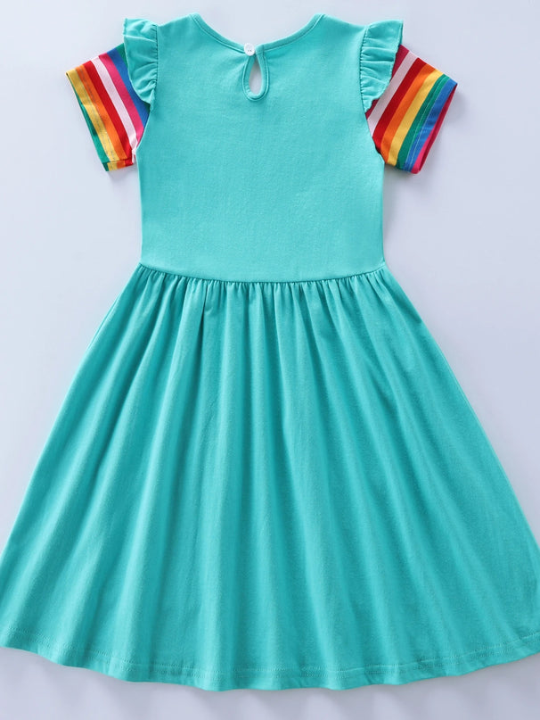Dein cooles Einhorn Kleid in Grau!