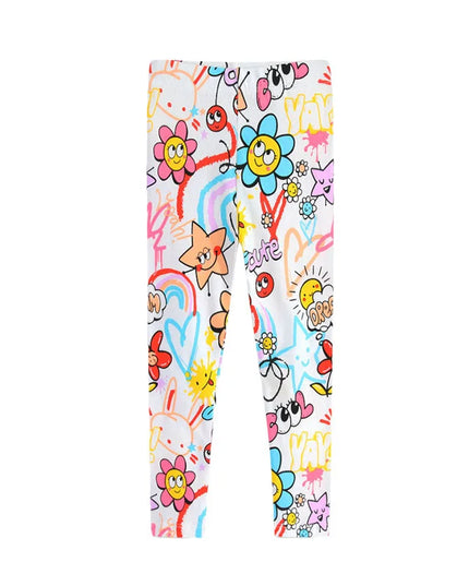 Deine coole Einhorn Leggings mit Stickerei