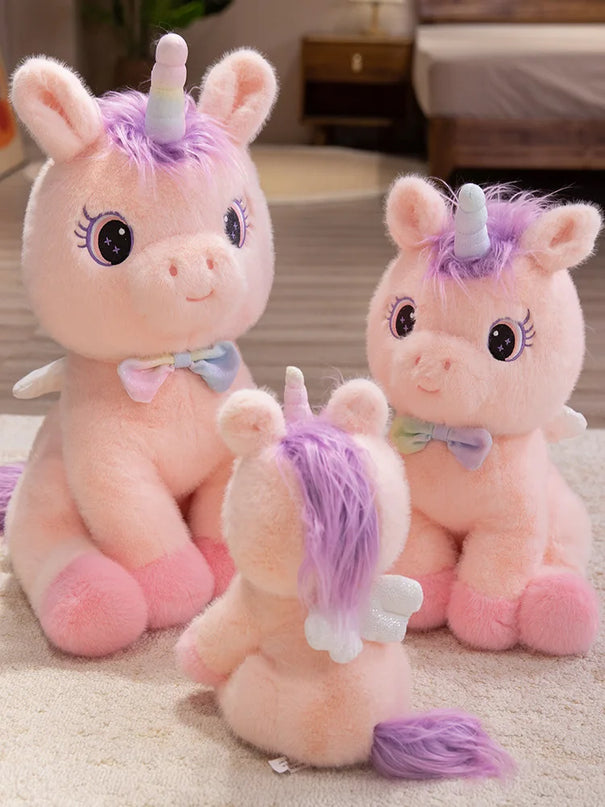 Dein süßer Regenbogen Engel Einhorn Kissen!