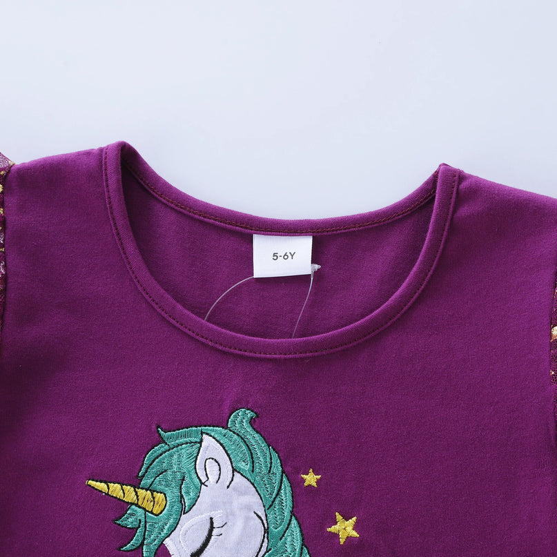 Dein zauberhaftes Einhorn Kleid Fuchsia!