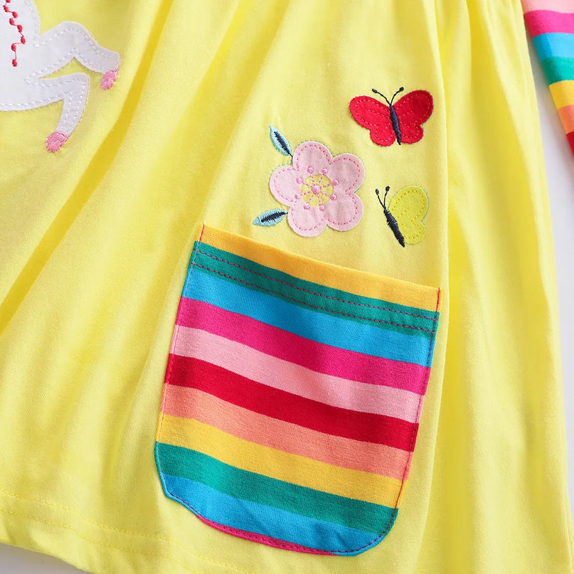 Dein zauberhaftes Einhorn Kleid für den