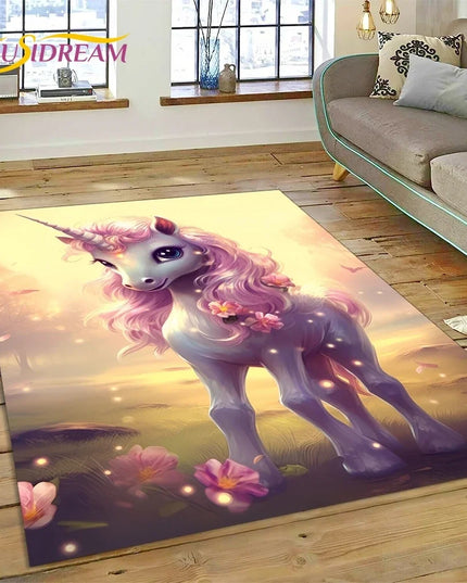 Dein Einhorn Sessel als 3D Traum-Teppich!