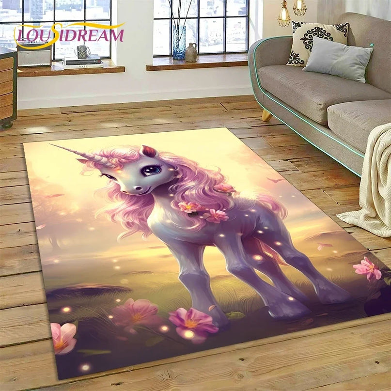 Dein Einhorn Sessel als 3D Traum-Teppich!