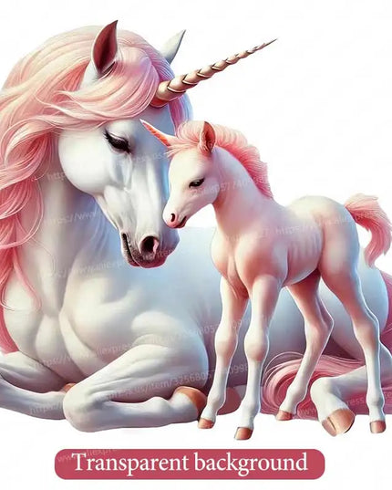 Dein liebevolles Einhorn Wandtattoo Mutter &