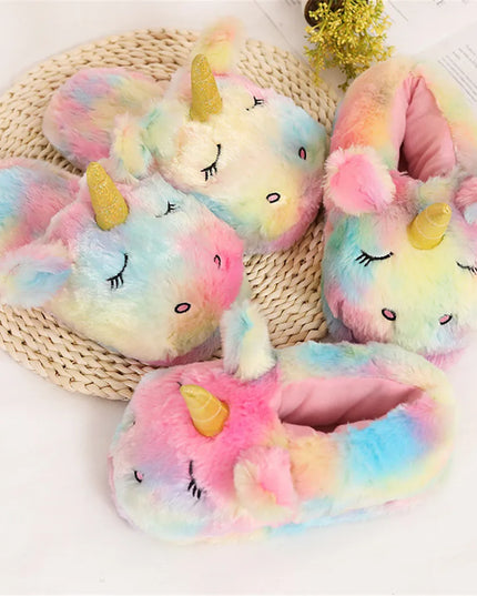 Kawaii Einhorn Hausschuhe für deine Füße!