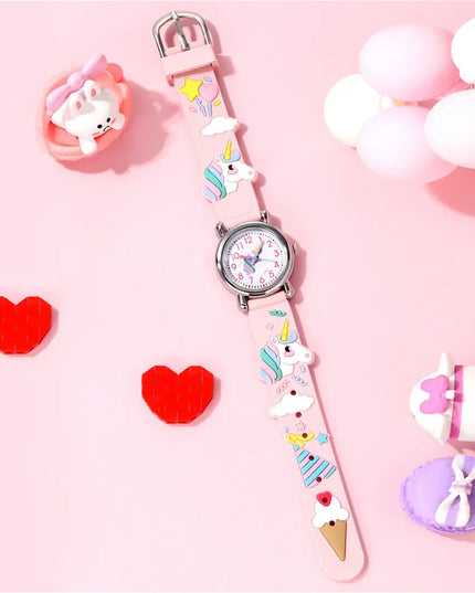 Süße Einhorn Uhr für kleine Träumer