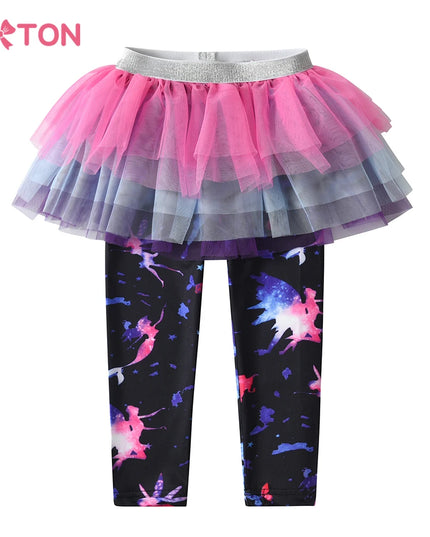 Deine Einhorn Leggings mit Tutu-Rock!