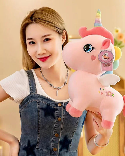 Dein kuscheliges Einhorn Plüschtier Pink!