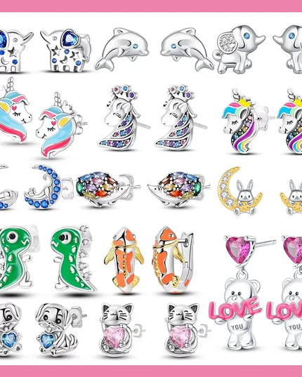 Tierische Einhorn Ohrringe, so zauberhaft!