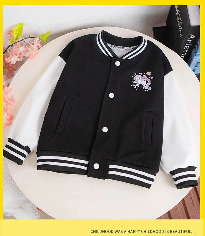 Deine trendige Einhorn Baseball Jacke in