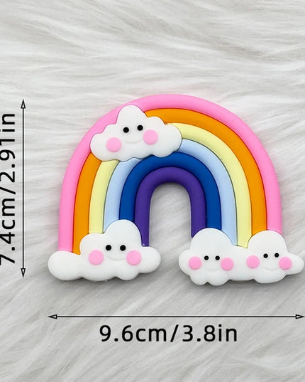 Regenbogen Einhorn Backform Topper