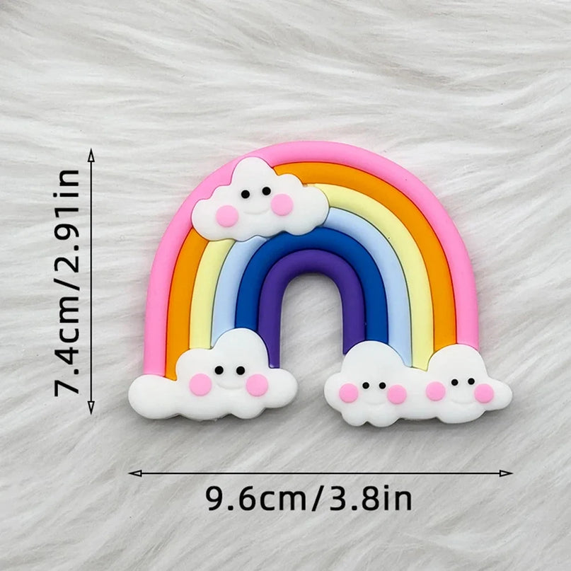 Regenbogen Einhorn Backform Topper