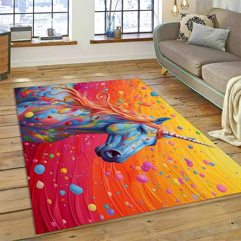 Dein Einhorn Sessel als 3D Traum-Teppich!