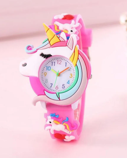 Deine 3D Einhorn Uhr für coole Kids