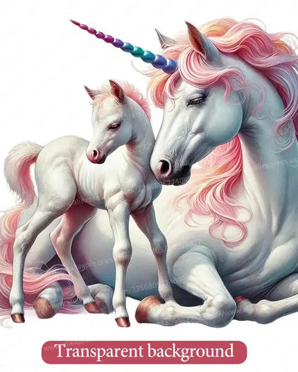 Dein liebevolles Einhorn Wandtattoo Mutter &