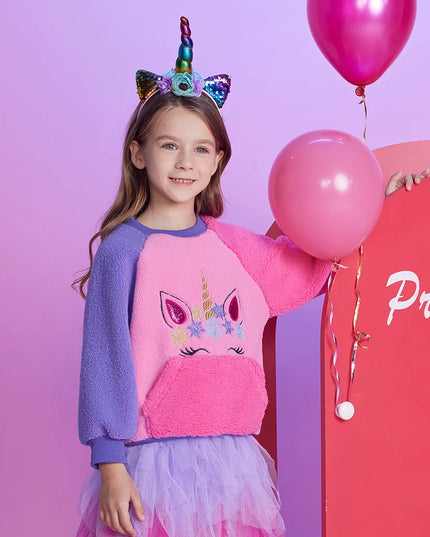 Kuscheliger Einhorn Pullover für kleine