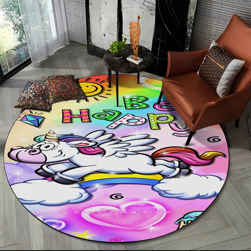 Dein runder Einhorn Sessel-Traum