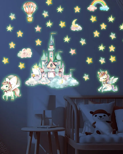 Dein zauberhaftes Einhorn Nachtlicht Schloss!