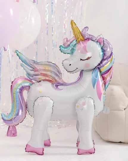 Dein stehender Regenbogen Einhorn Ballon!