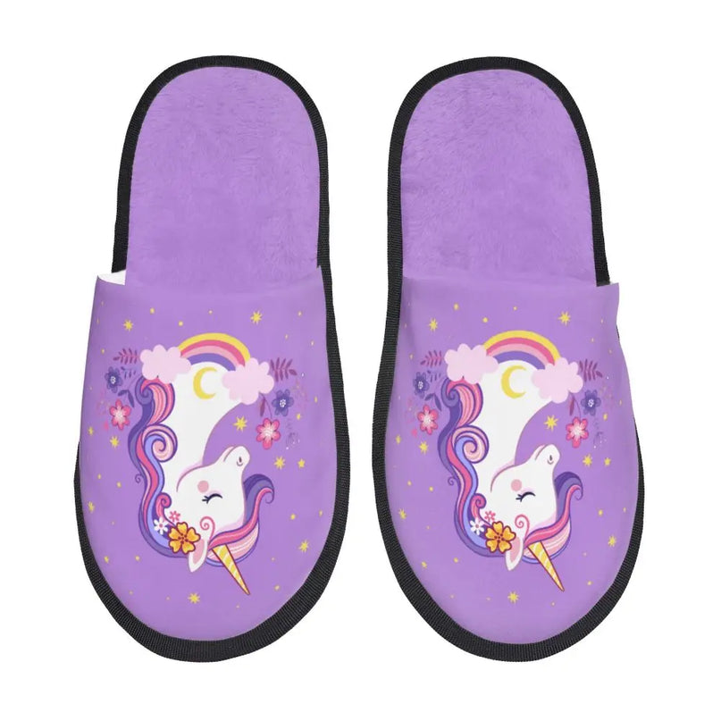 Fantasievolle Einhorn Hausschuhe für dich!