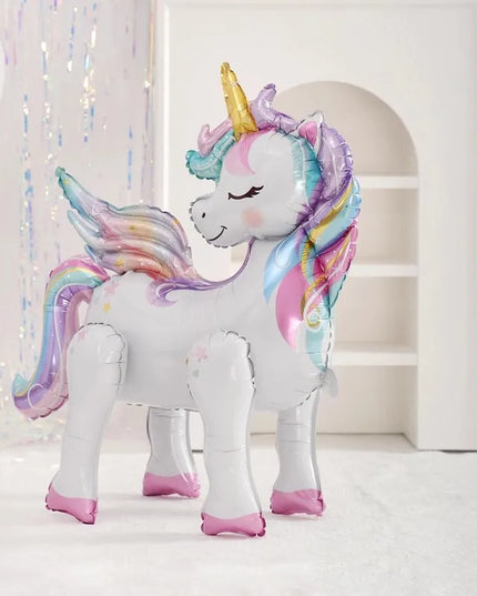 Dein stehender Regenbogen Einhorn Ballon!