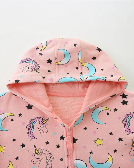 Deine magische Einhorn Jacke mit Mond-Motiv!