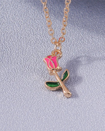 Deine zauberhafte Einhorn Kette mit Blüten!
