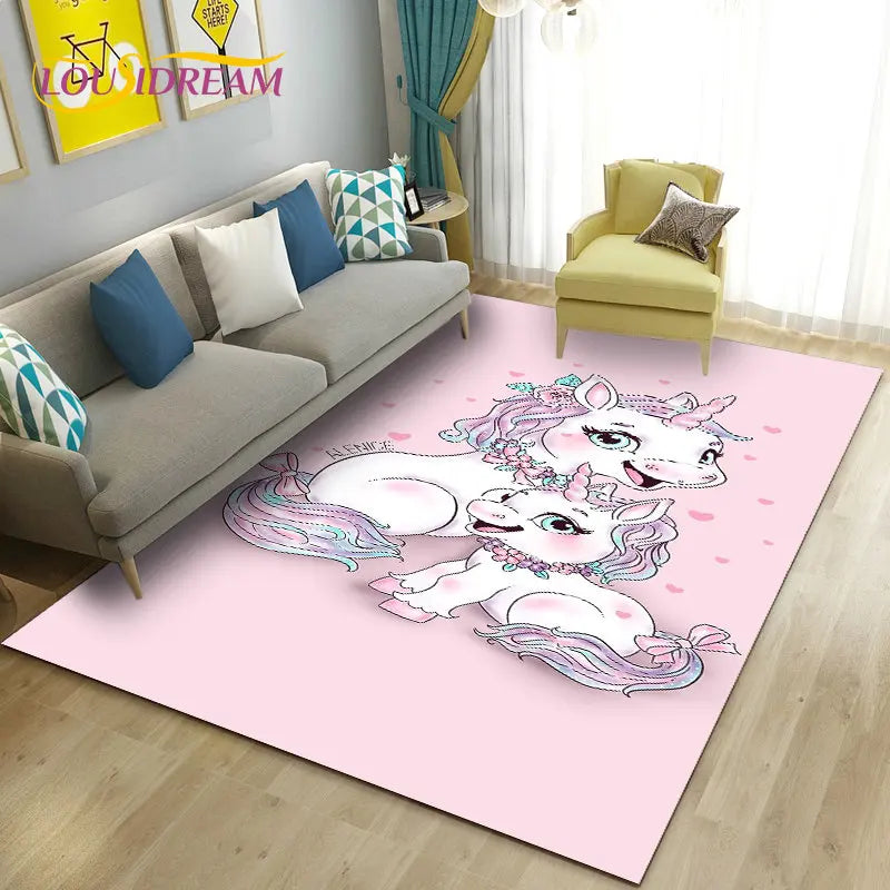 Dein süßer Einhorn Sessel Teppich!