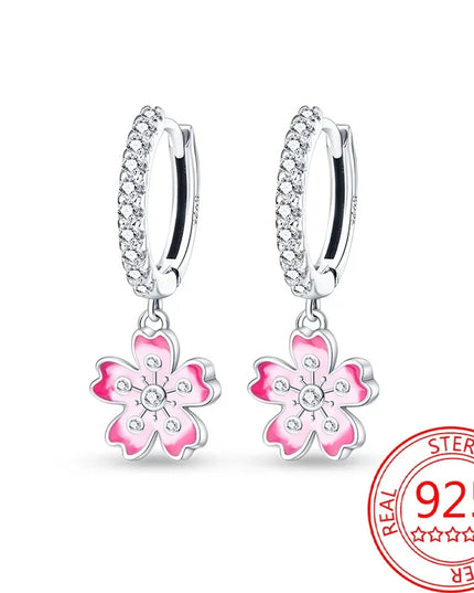 Romantische Einhorn Ohrringe in Rosa!