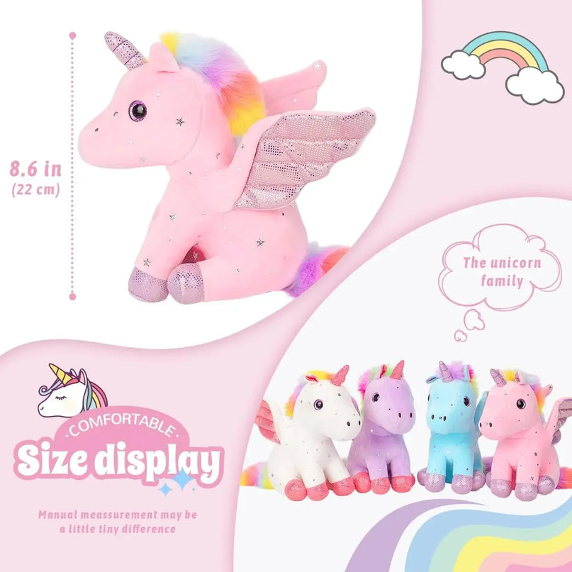 Dein süßes Einhorn Kissen mit Sternen und