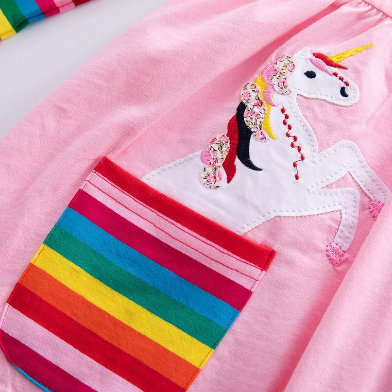 Dein kuscheliges Einhorn Kleid für den