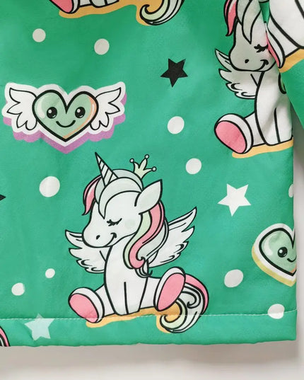 Kuschelige Einhorn Jacke mit Kapuze!
