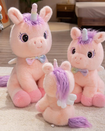 Dein süßer Regenbogen Engel Einhorn Kissen!