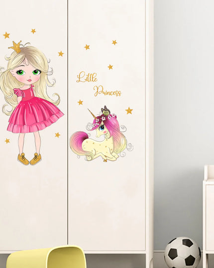 Dein zauberhaftes Einhorn Wandtattoo