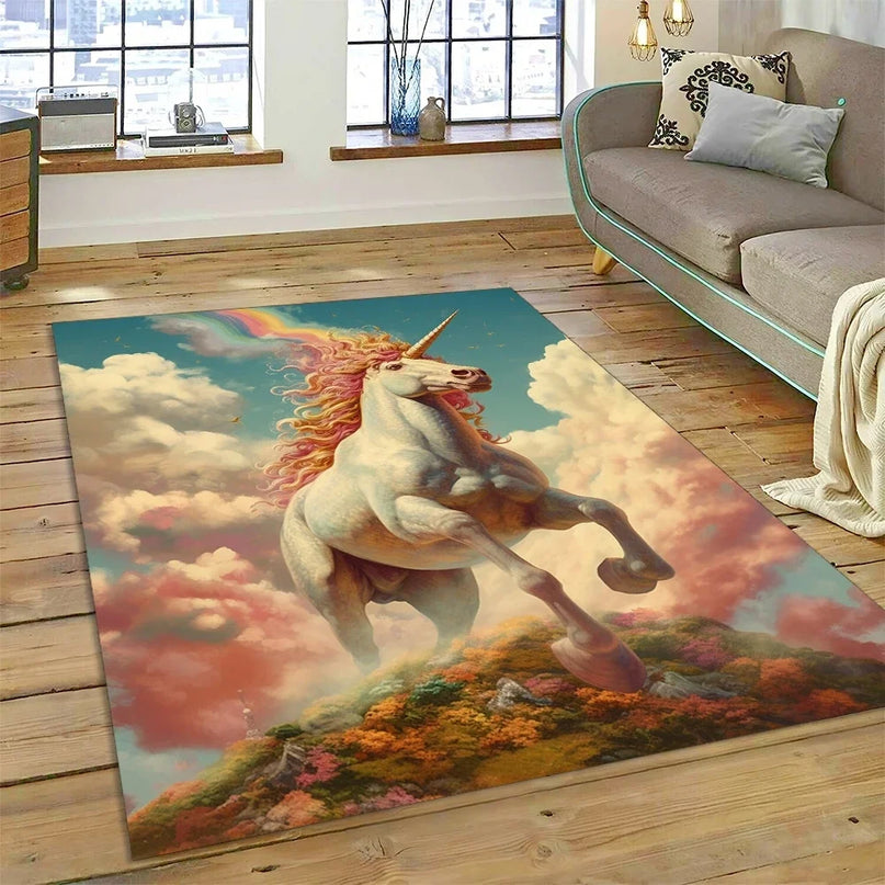 Dein Einhorn Sessel als 3D Traum-Teppich!