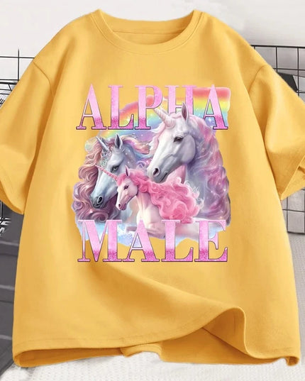 Dein cooles Alpha Einhorn T-Shirt!
