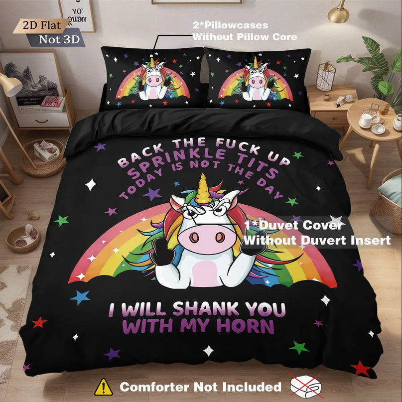 Deine Traumhafte Bunte Einhorn Bettwäsche