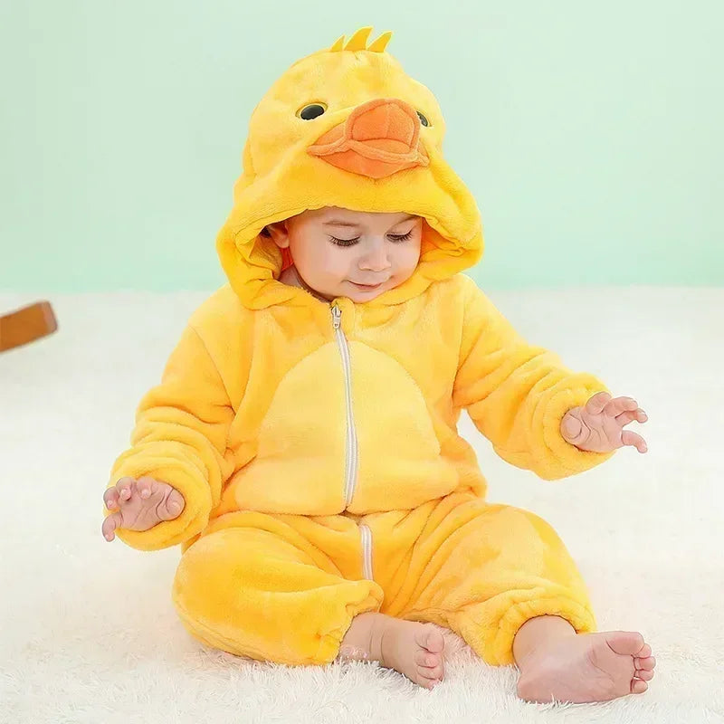 Kuscheliges Einhorn Kostuem für dein Baby!