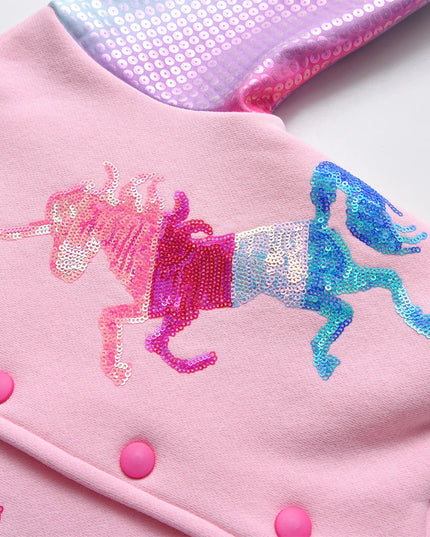 Deine glitzernde Einhorn Jacke für den