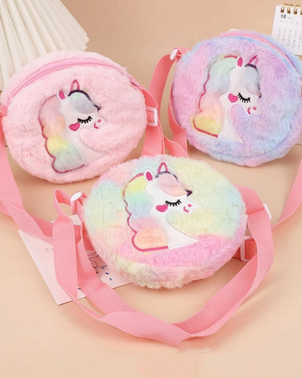 Deine zauberhafte Einhorn Plüsch-Tasche