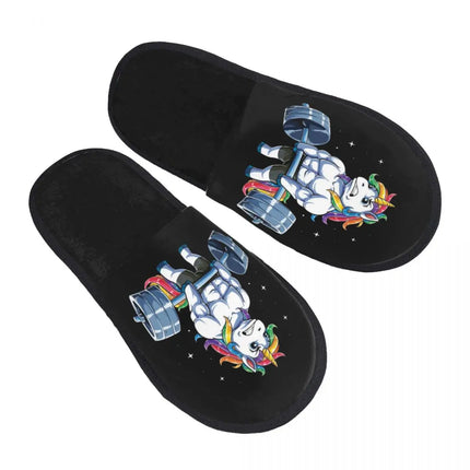 Zauberhafte Einhorn Hausschuhe mit Memory Foam, super gemuetlich und warm, fuer magische Momente zuhause