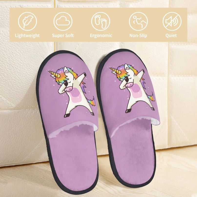 Kuschelige Einhorn Hausschuhe für dich!