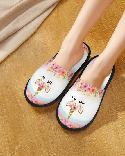 Deine kuscheligen Einhorn Hausschuhe!