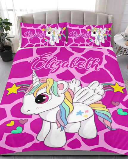 Deine Personalisierte Einhorn Bettwäsche