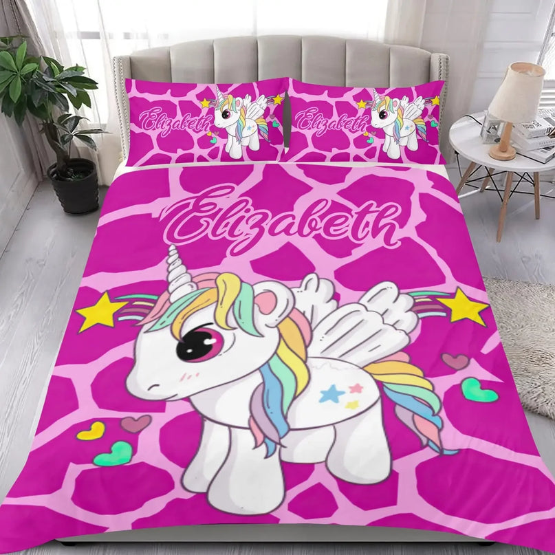 Deine Personalisierte Einhorn Bettwäsche