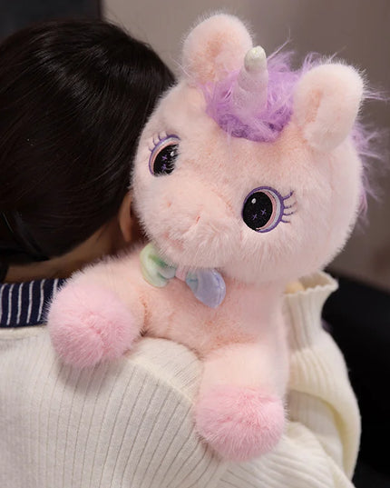 Dein süßer Regenbogen Engel Einhorn Kissen!
