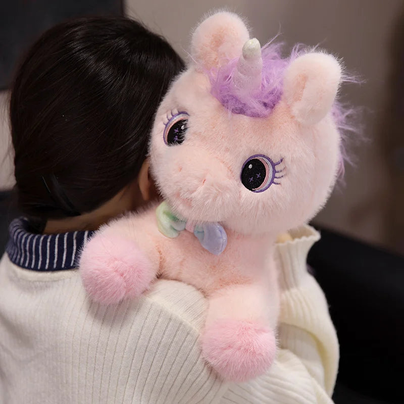 Dein süßer Regenbogen Engel Einhorn Kissen!