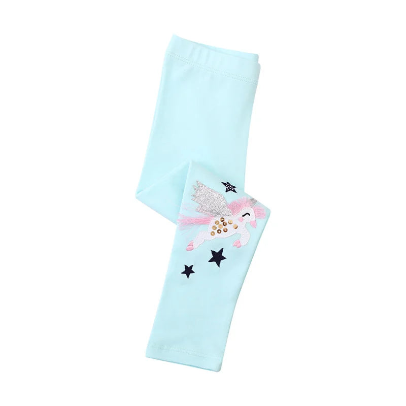 Deine coole Einhorn Leggings mit Stickerei