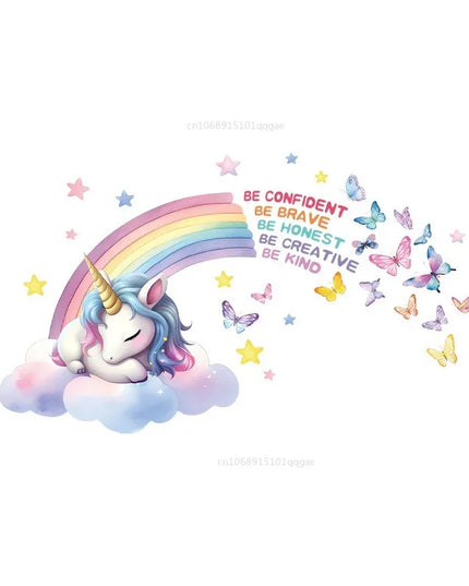 Dein zauberhaftes Einhorn Wandtattoo fürs