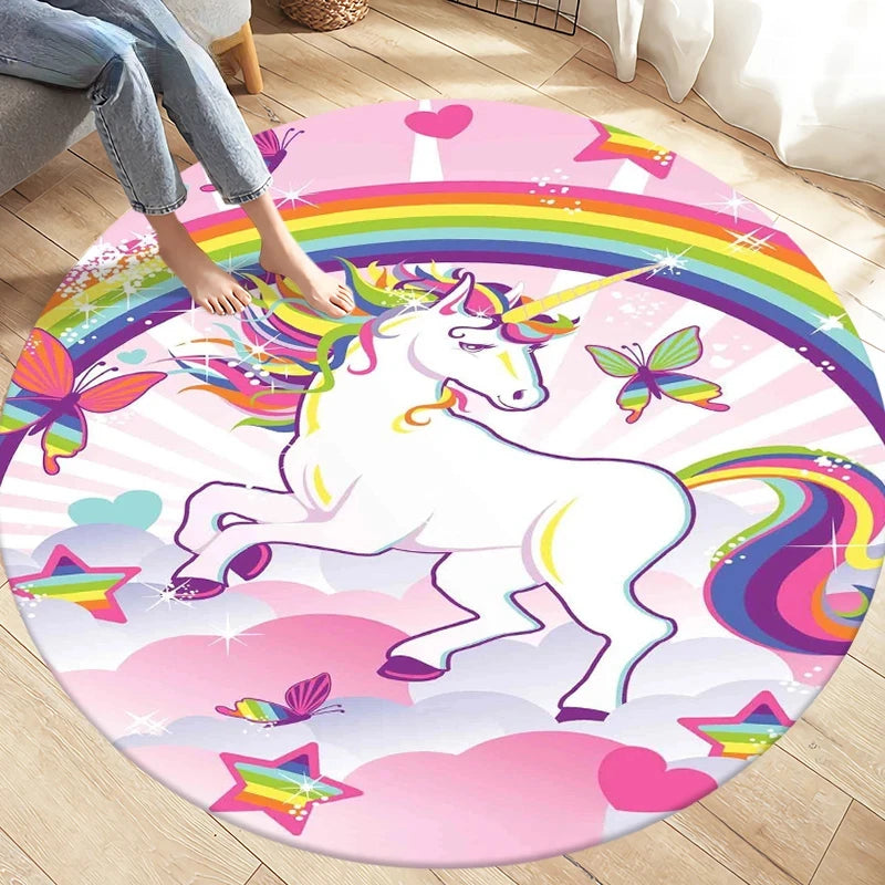 Glitzernder Einhorn Teppich für dein Zuhause!